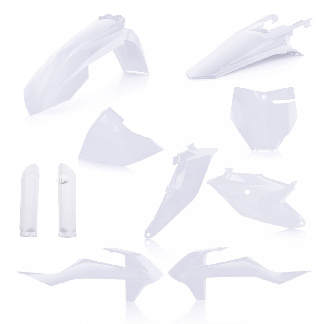 ACERBIS PLASTIC KIT KTM SX85 18-24 GAS GAS MC85 21-24 WHITE
