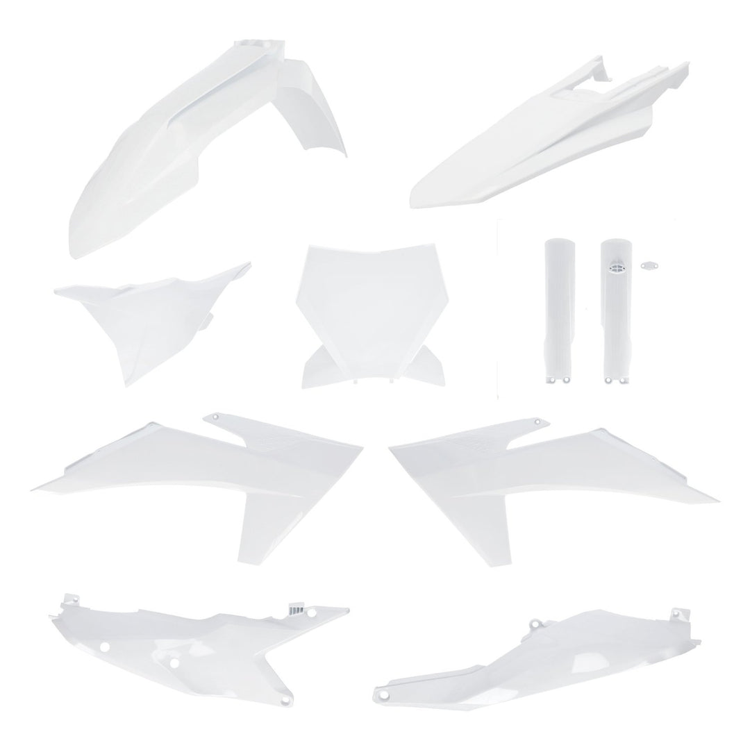 ACERBIS PLASTIC KIT KTM SX SXF 23-24 WHITE