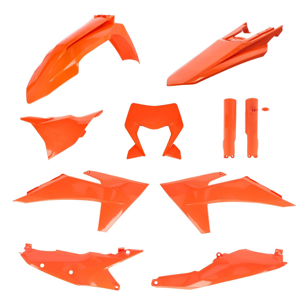 ACERBIS PLASTIC KIT KTM EXC EXCF 24-25 ORANGE