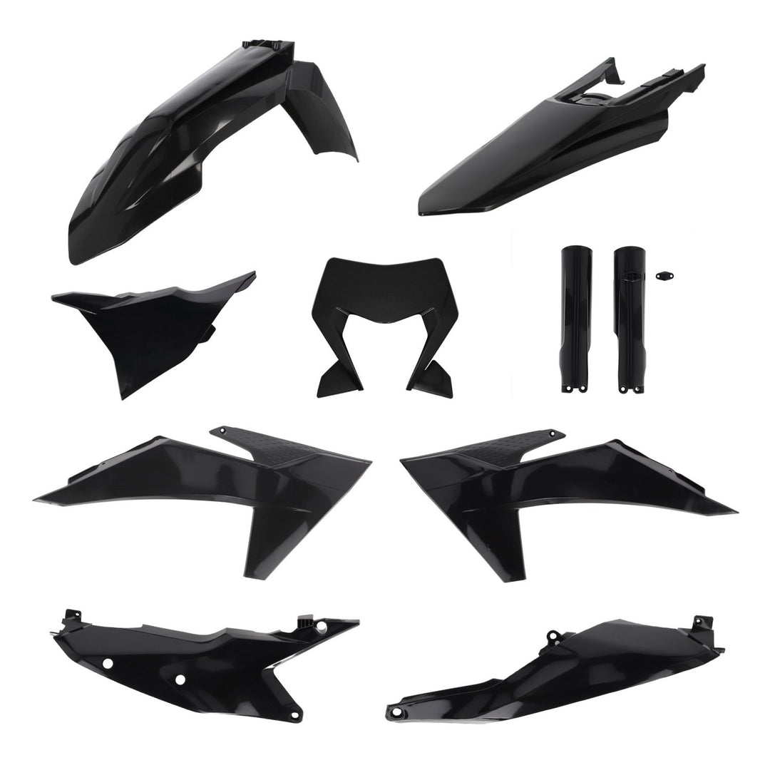 ACERBIS PLASTIC KIT KTM EXC EXCF 24-25 BLACK