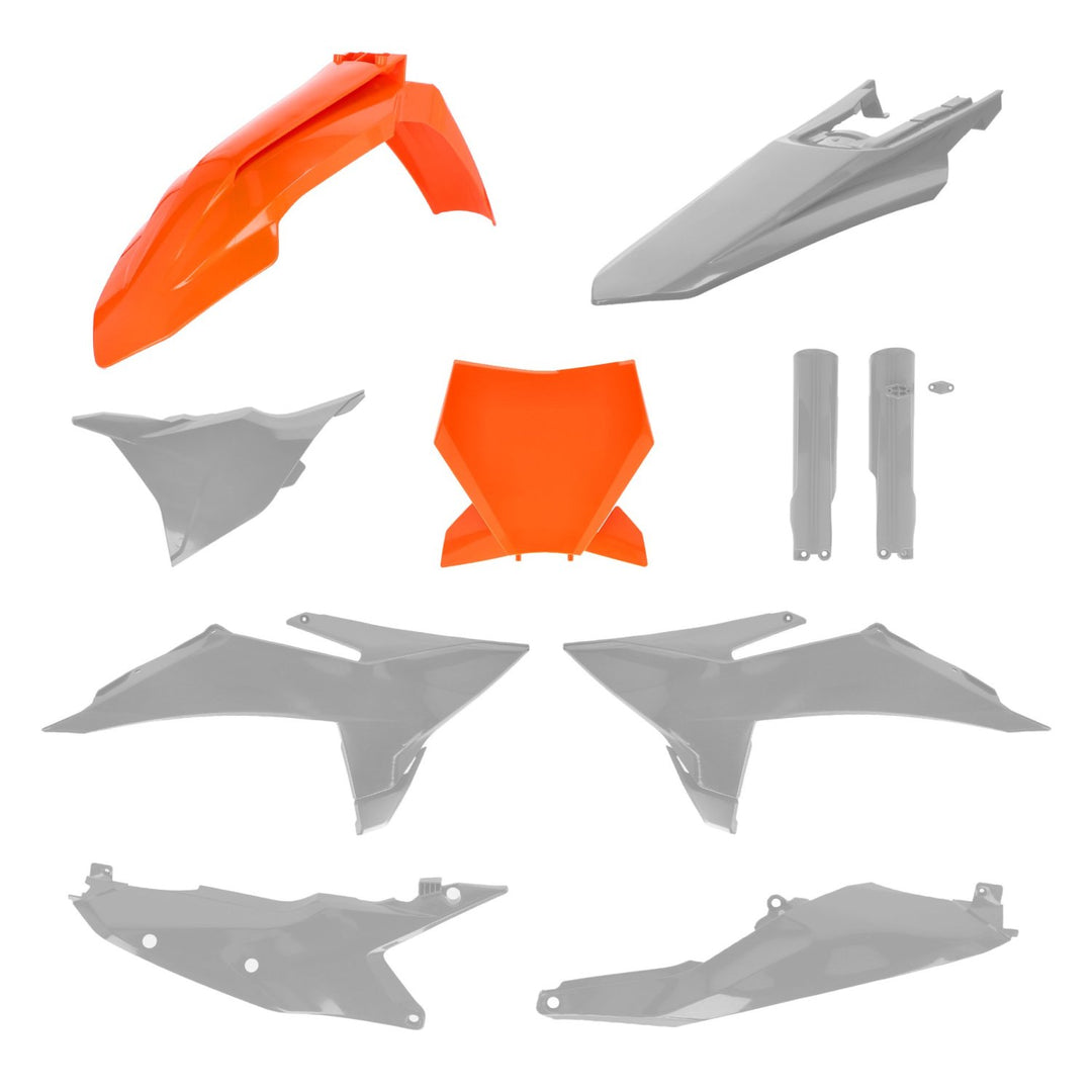 ACERBIS PLASTIC KIT KTM SX SXF 25 ORANGE GREY