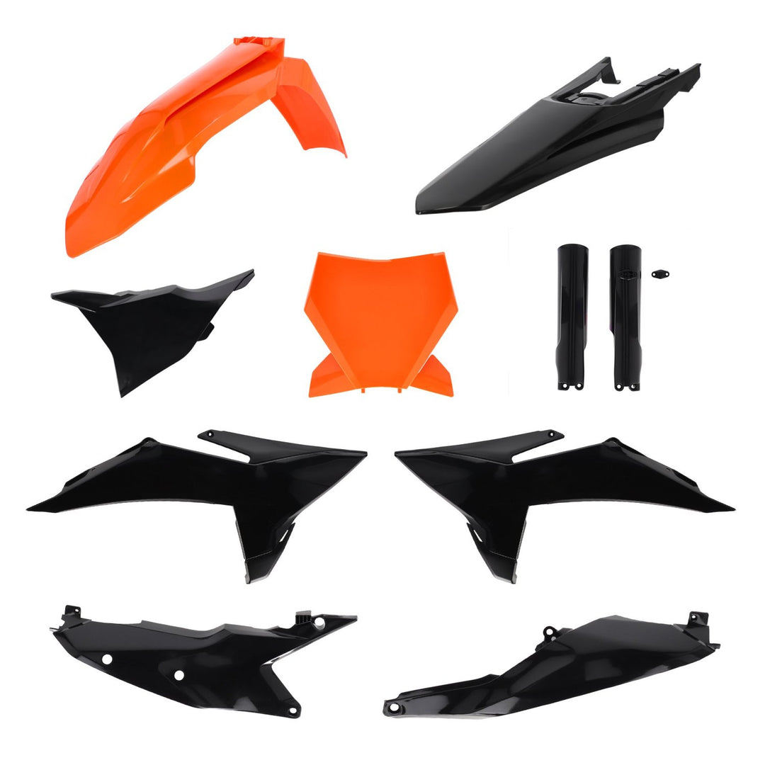 ACERBIS PLASTIC KIT KTM SX SXF 25 ORANGE BLACK