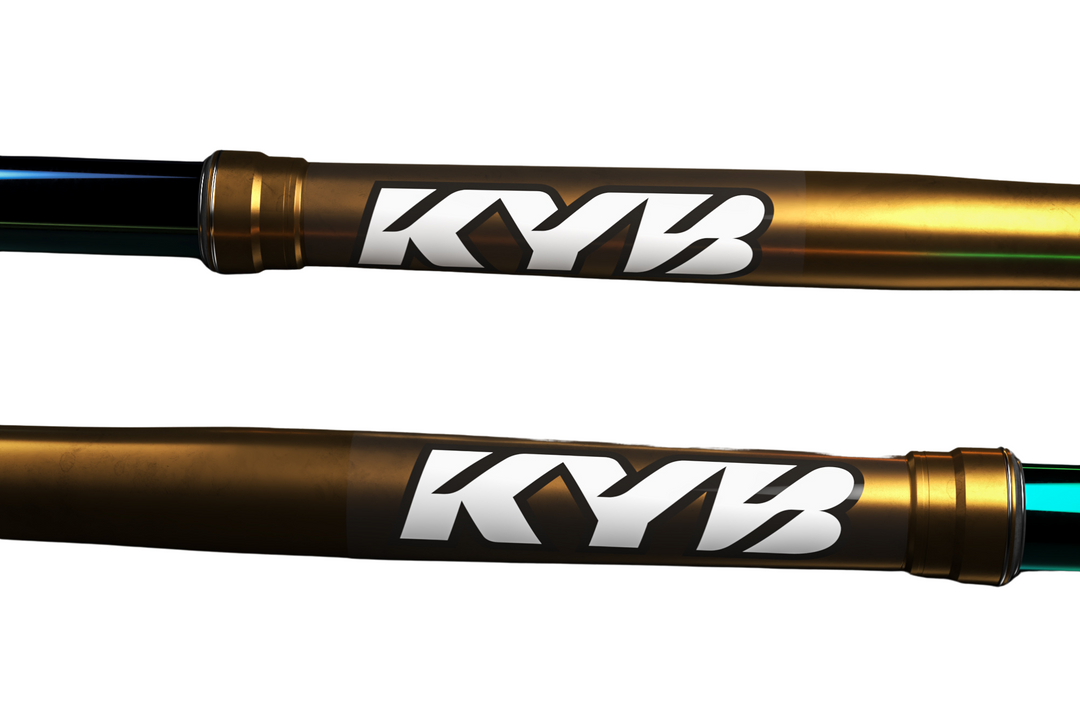 MX Fork Wraps KYB - Black and White