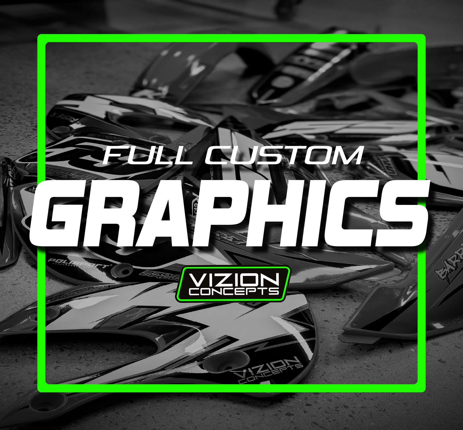 Full Custom MX Graphics Kit | Design Your Own | Vizion Concepts