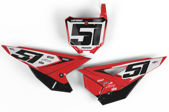 Honda CRF Nitro Number Plates