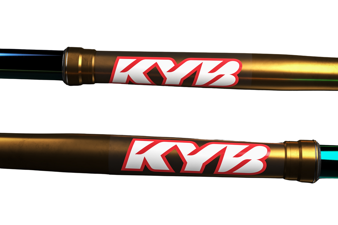 MX Fork Wraps KYB - Red and White