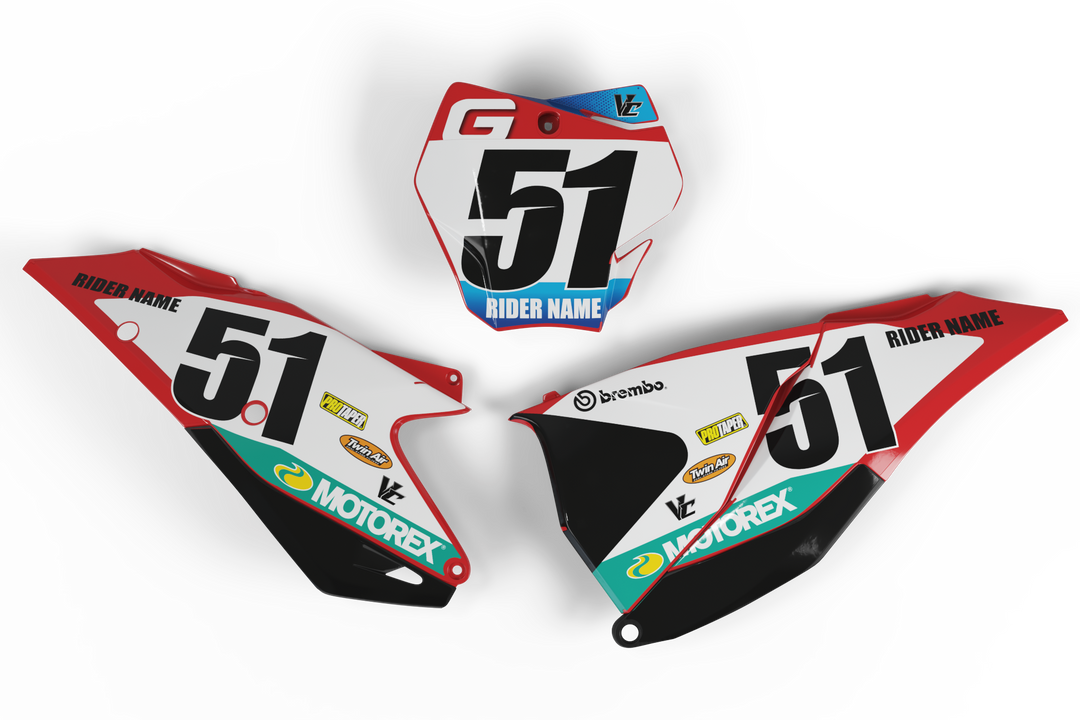 GasGas Factory Race Number Plates