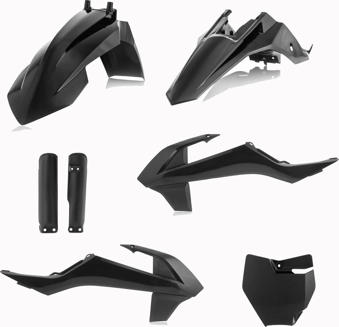 ACERBIS PLASTIC KIT KTM SX65 19-23 GAS GAS MC65 21-23 BLACK