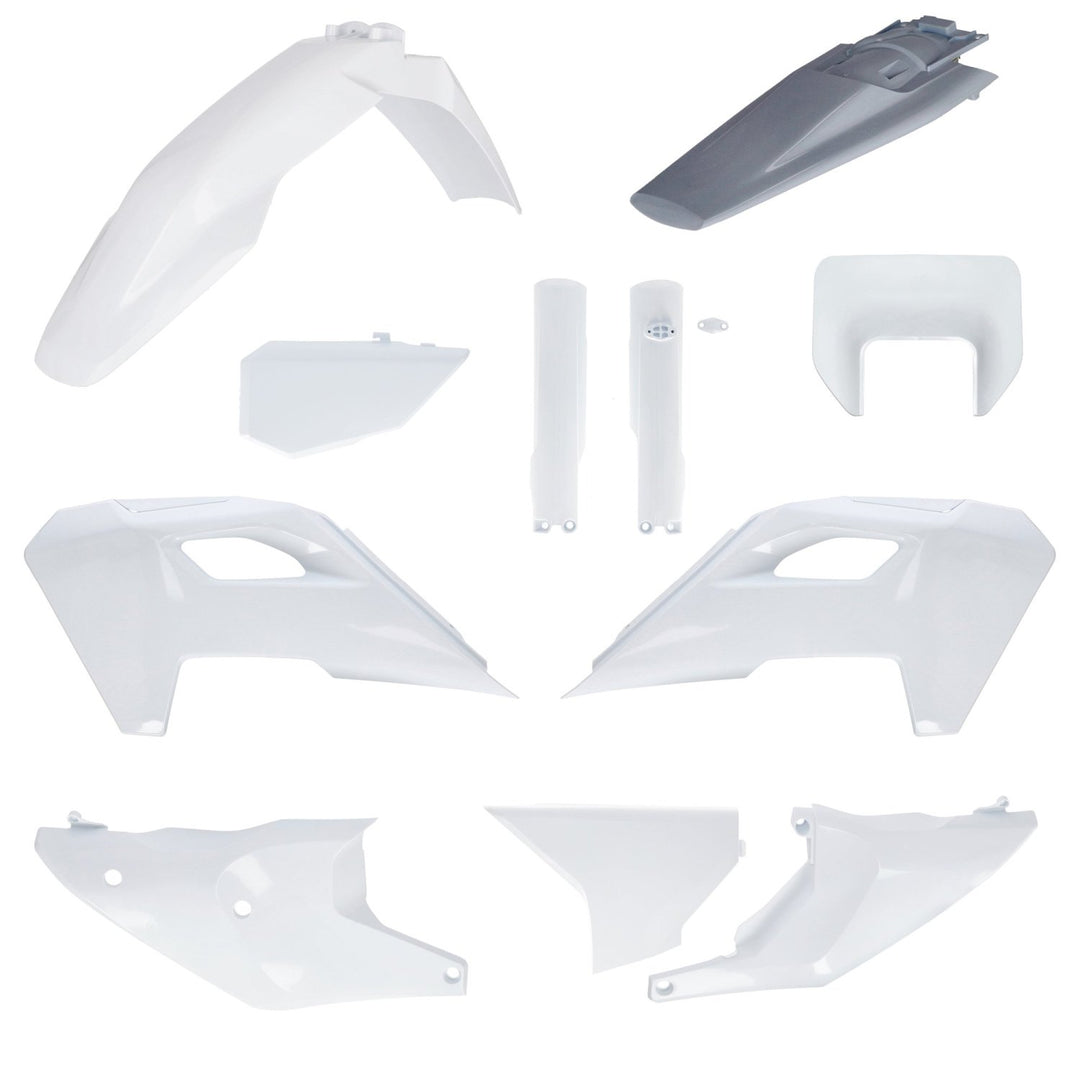 ACERBIS PLASTIC KIT HUSQVARNA TE FE 24-25 WHITE GREY