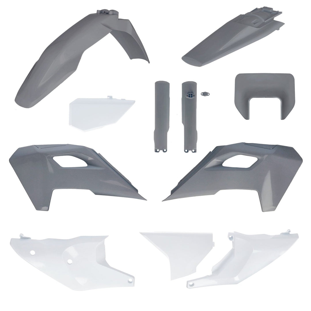 ACERBIS PLASTIC KIT HUSQVARNA TE FE 24-25 GREY WHITE