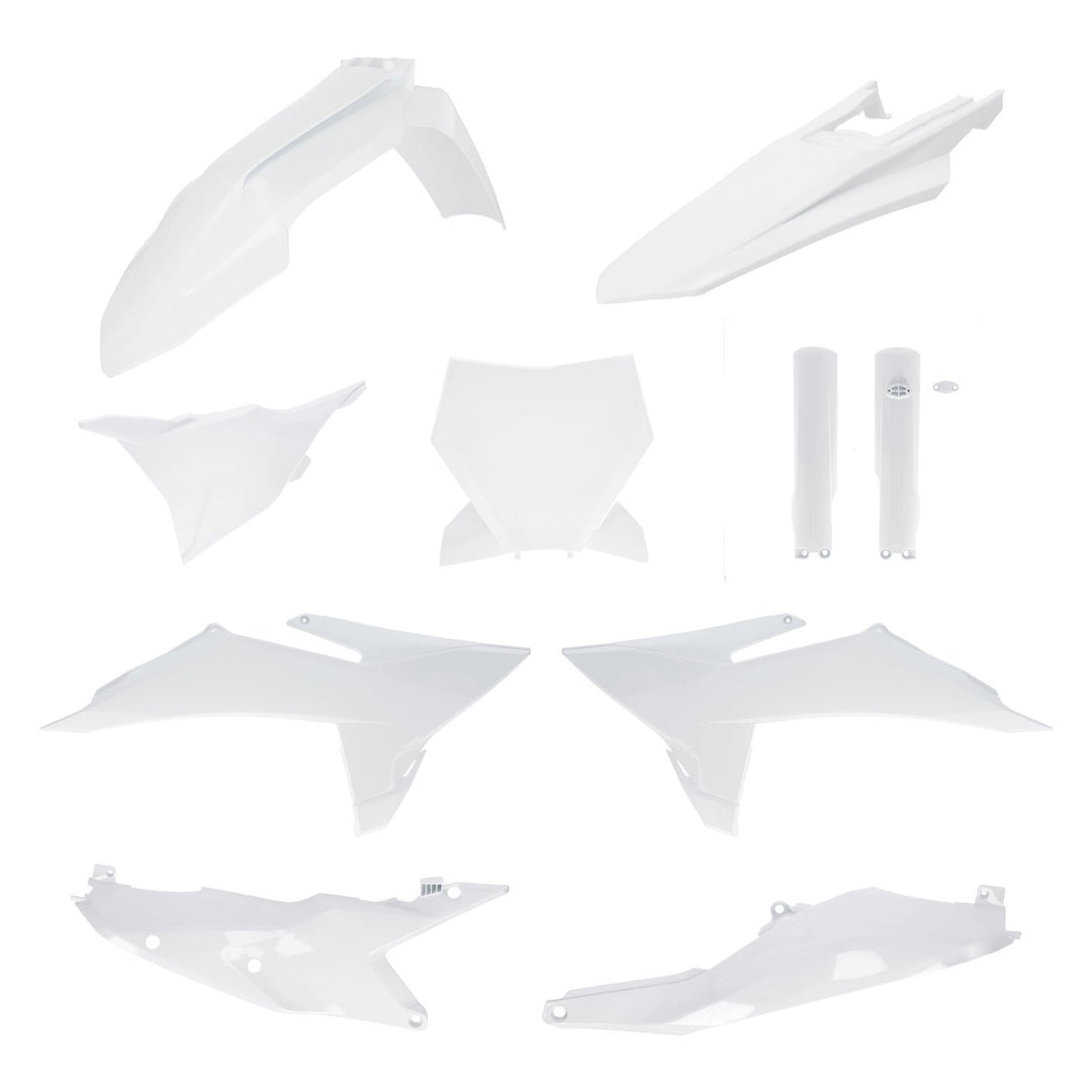 ACERBIS PLASTIC KIT KTM SX SXF 25-26 WHITE
