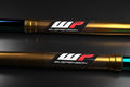 MX Fork Decals WP Factory Style - Suspension Black, White and Red