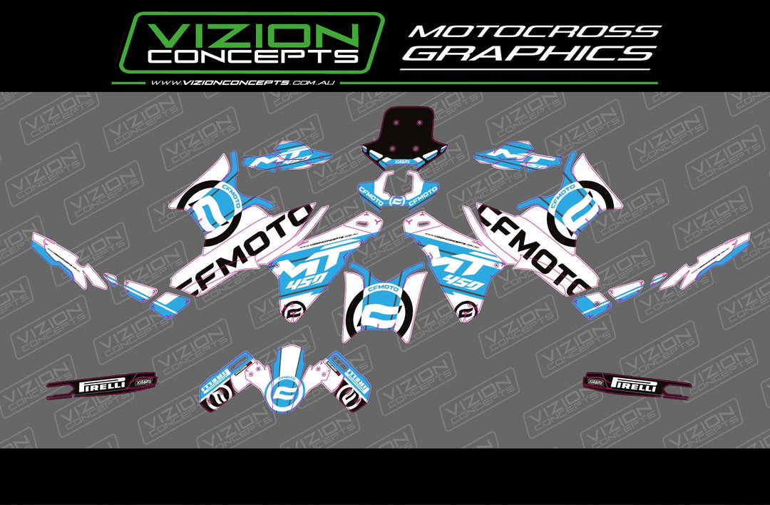 CF Moto MT450 - Alpine Graphics Kit