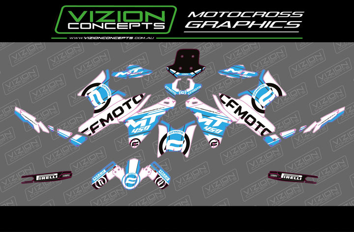 CF Moto MT450 - Alpine Graphics Kit