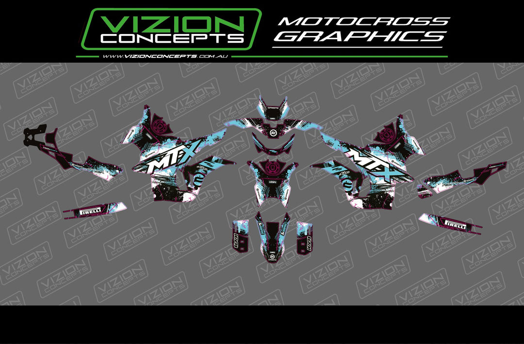 CF Moto - Splash Graphics Kit