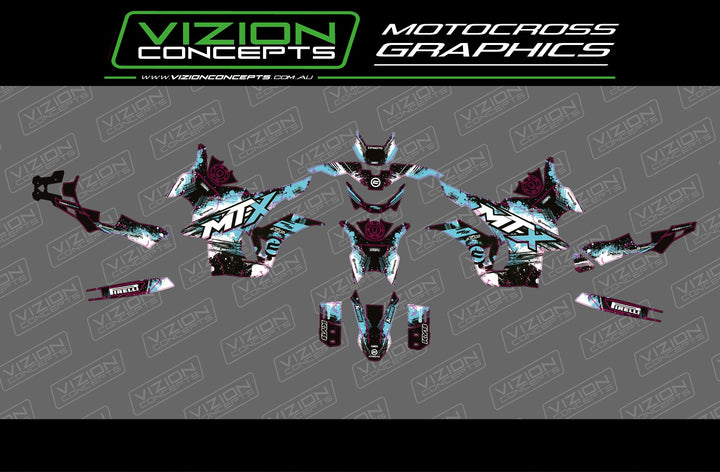 CF Moto - Splash Graphics Kit