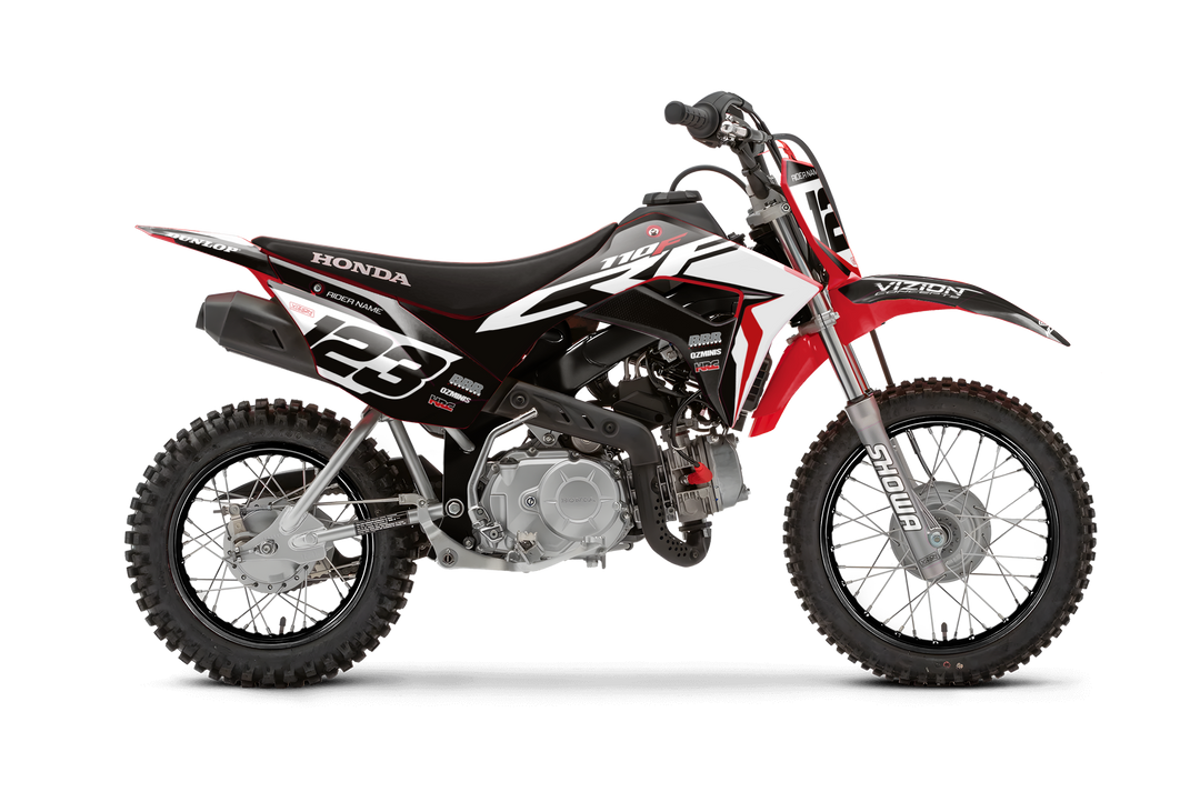 CRF110 - Street Black/White Graphics Kit