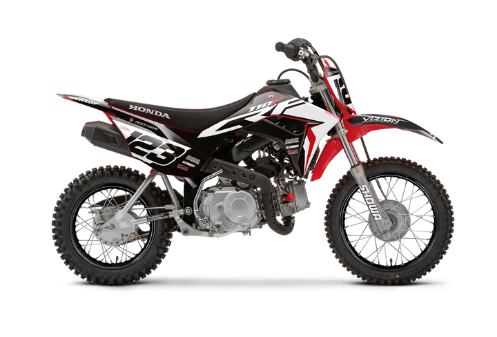 CRF110 - Street Black/White Graphics Kit