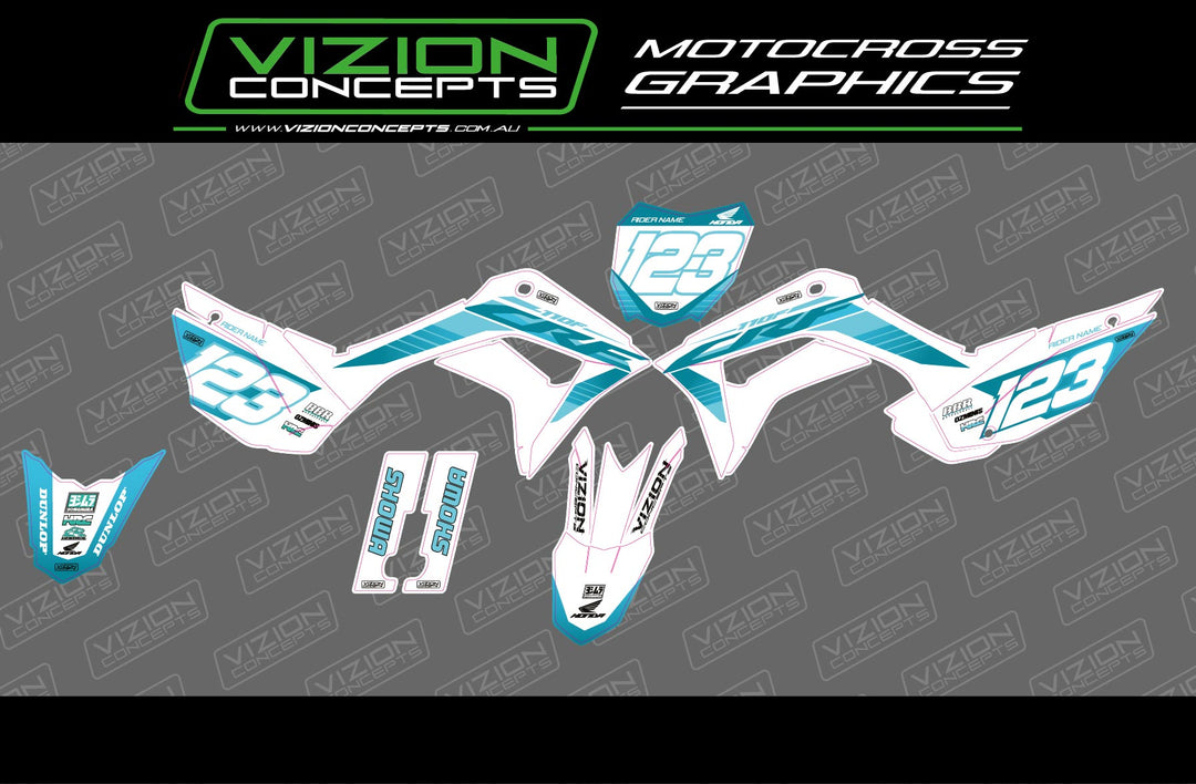 CRF110 -Teal Graphics Kit