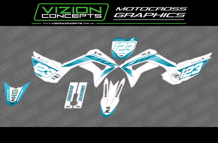 CRF110 -Teal Graphics Kit