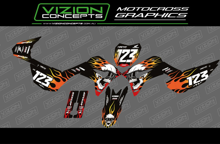 CRF110 - Hell Raiser Graphics Kit
