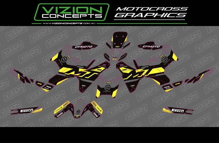 CF Moto MT450 - Renegade Graphics Kit