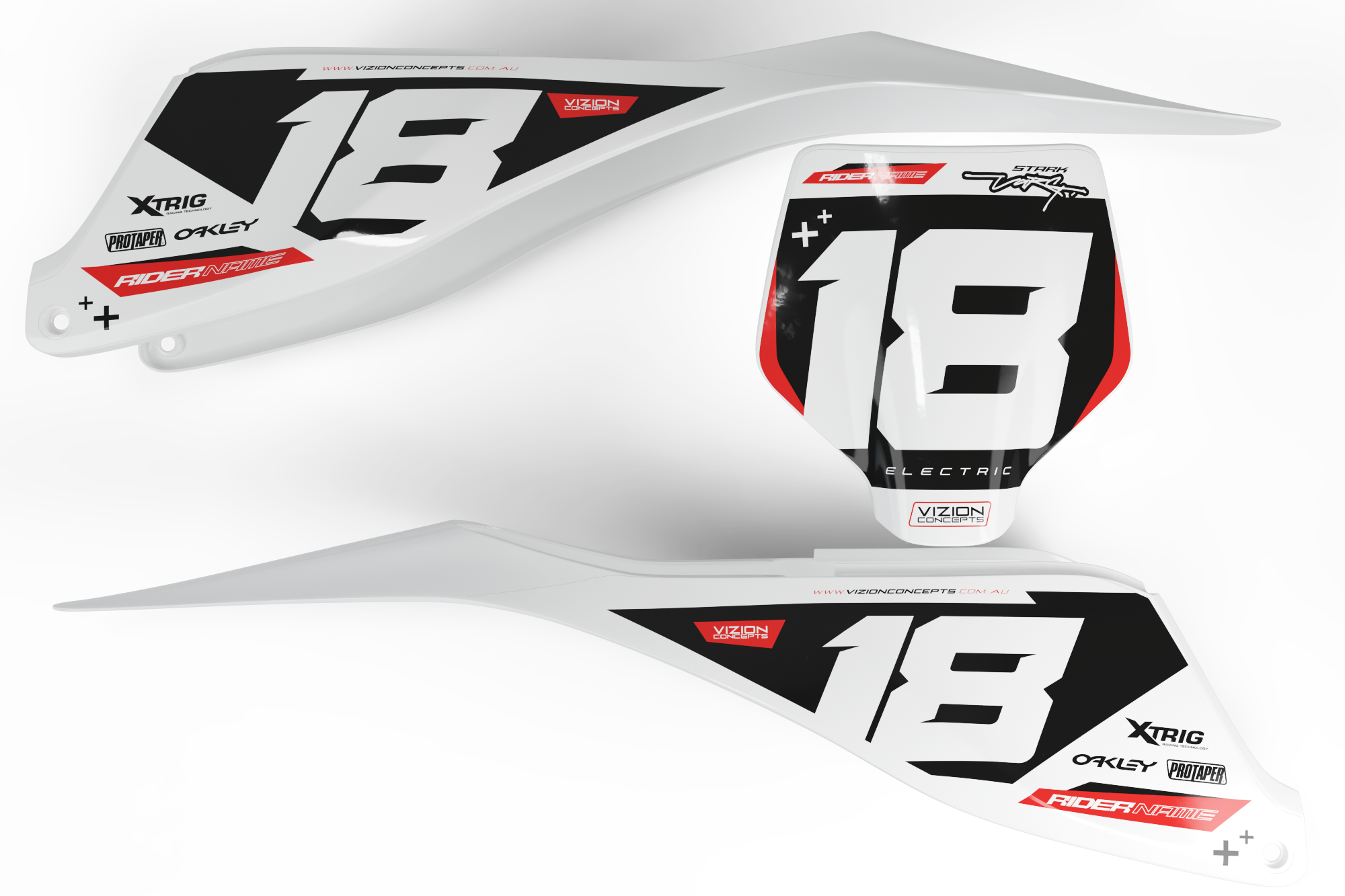 Stark Varg 'Reign' Number Plates – Vizion Concepts