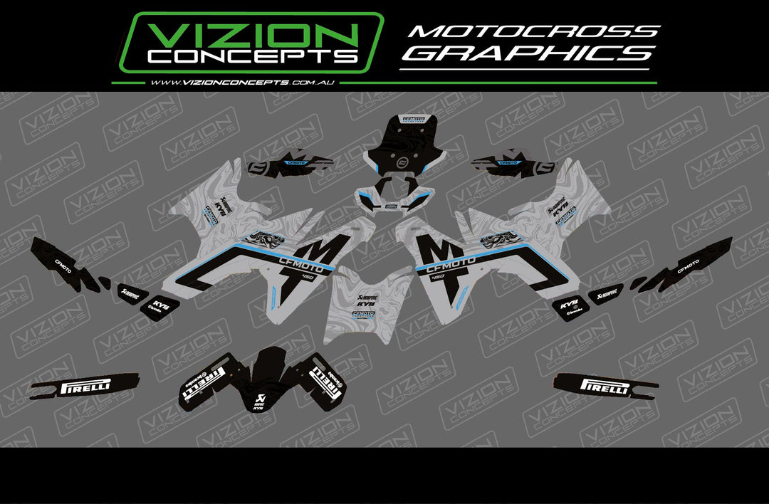 CF Moto MT450 - Stretch Graphics Kit
