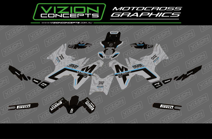 CF Moto MT450 - Stretch Graphics Kit