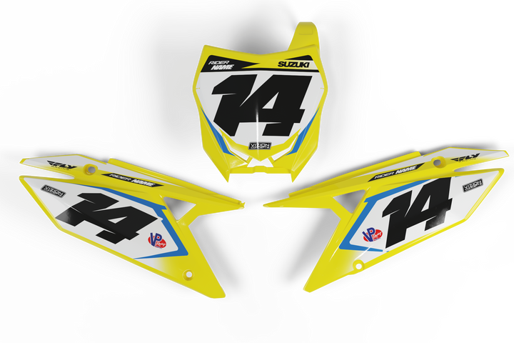 Suzuki 'Clash' Number Plates