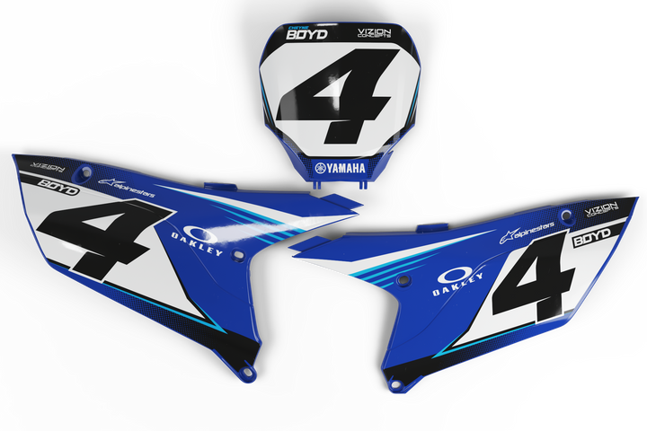 Yamaha 'CB4' Number Plates