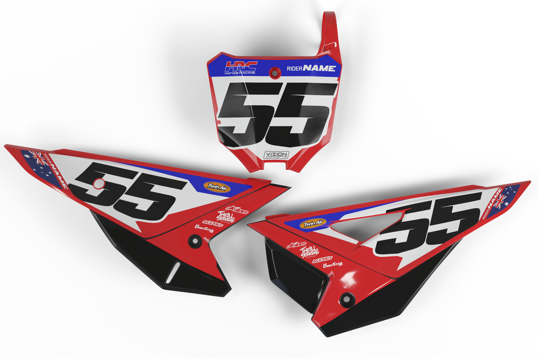 Honda - PULSE Number Plate Decals
