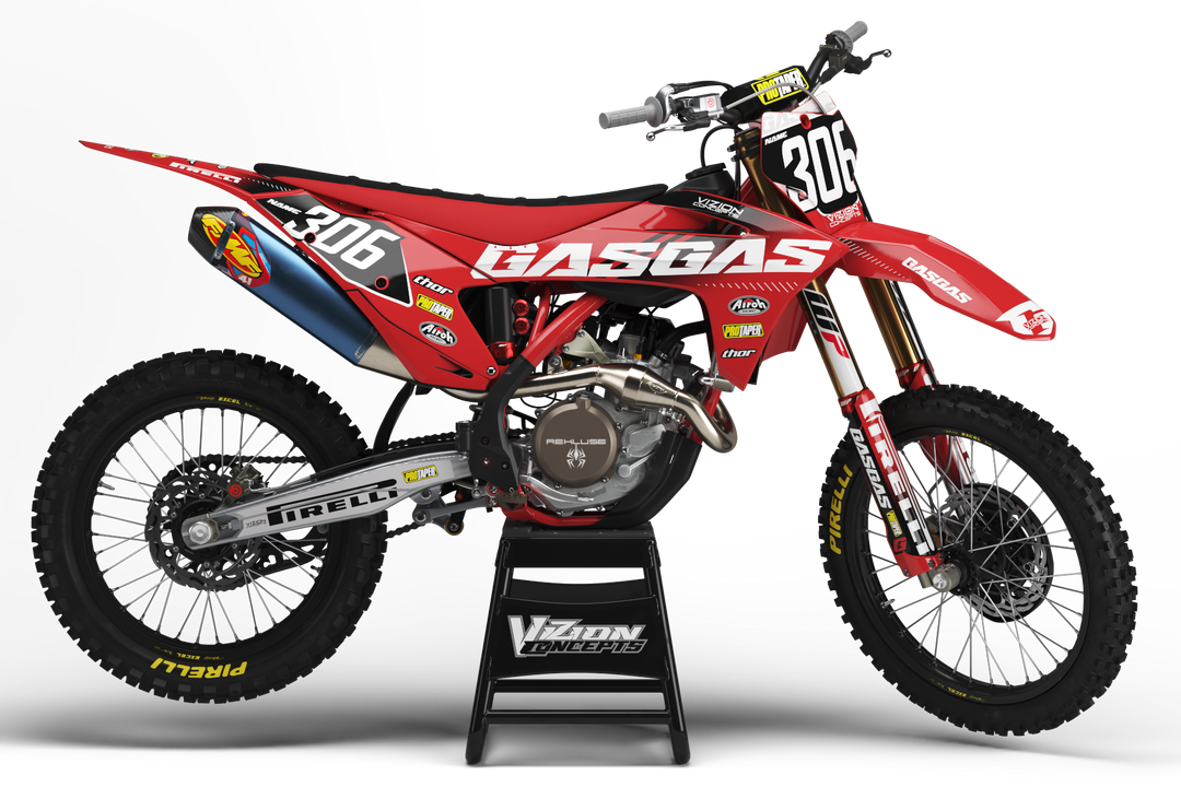 Gasgas Graphics - Gas Gas Graphic Kits Australia – Vizion Concepts