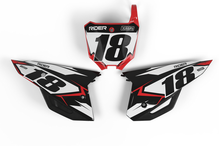 Honda CRF Drag Number Plates