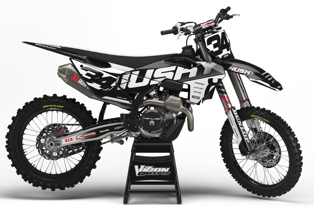 HUSQVARNA -Extreme Black Graphics Kit