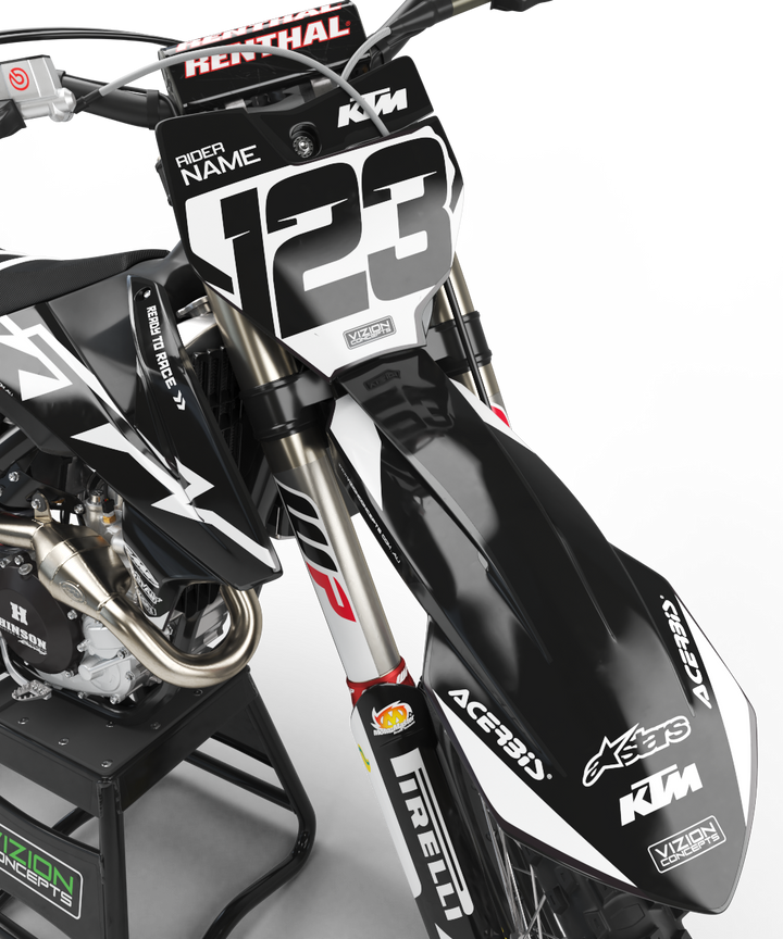 KTM - Draft Black Graphics Kit