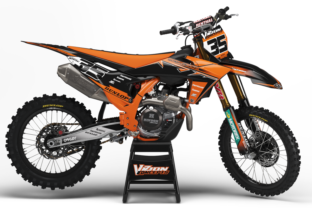 KTM Graphics - Retro KTM Graphics Kits Australia – Vizion Concepts