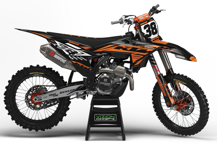 Ktm Graphics Examples KTM Graphics - Retro KTM Graphics Kits Australia – Vizion Concepts