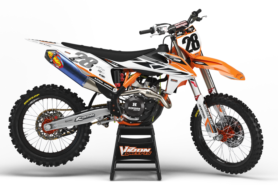 KTM Graphics - Retro KTM Graphics Kits Australia – Vizion Concepts