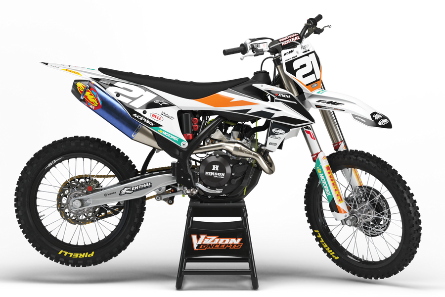 KTM Graphics - Retro KTM Graphics Kits Australia – Vizion Concepts