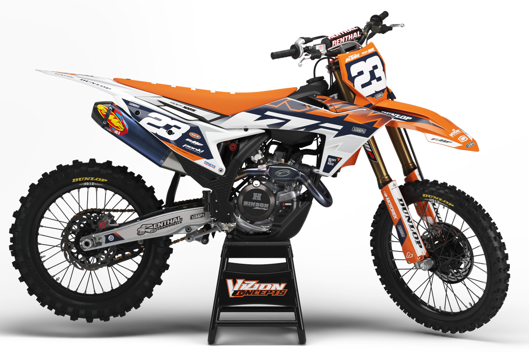 Ktm Factory Racing Graphics KTM Graphics - Retro KTM Graphics Kits Australia – Vizion Concepts