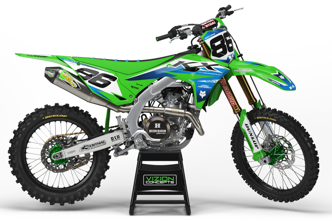 Kawasaki - Burst Graphics Kit