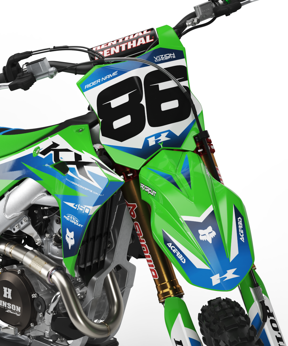 Kawasaki - Burst Graphics Kit