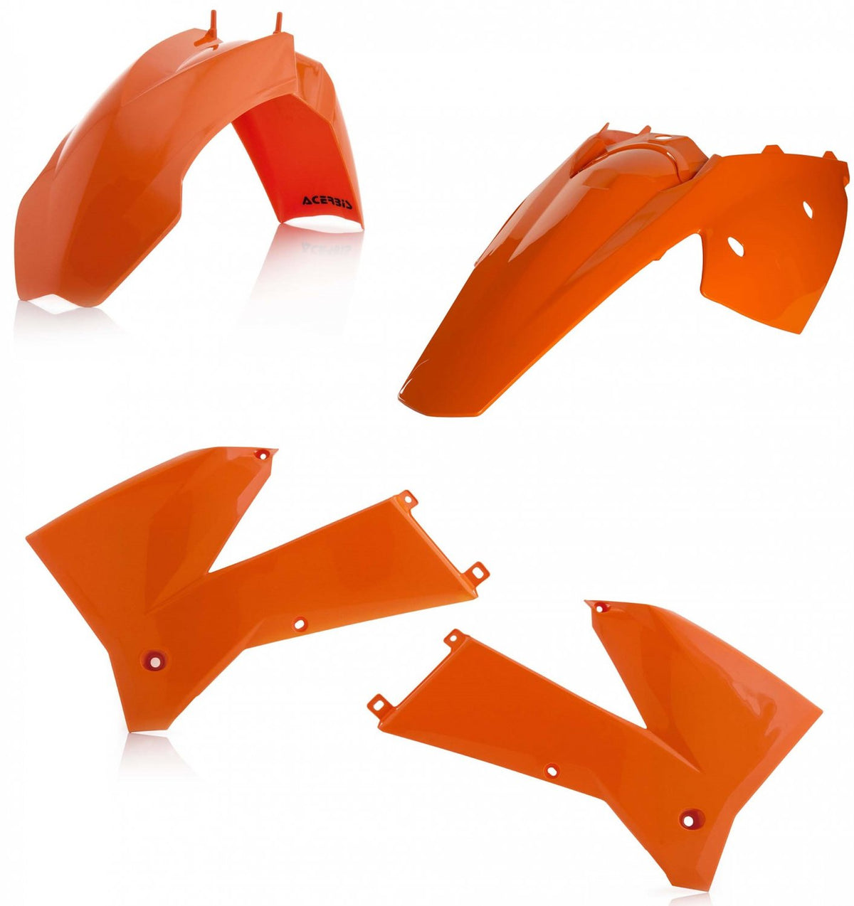 ACERBIS PLASTIC KIT KTM EXC EXCF 05-07 ORANGE