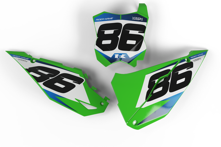 Kawasaki - Burst Number Plates