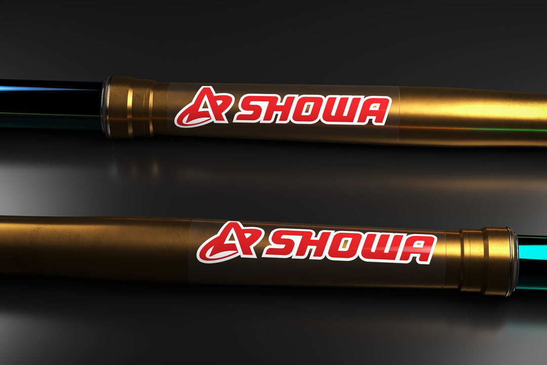 MX Fork Decals Showa - 25 Red