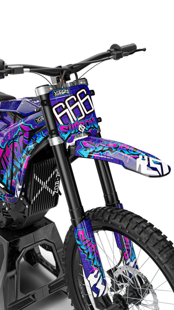 Full Custom Surron Graphics Kit â€“ Light Bee, Ultra Bee & Storm Bee ...